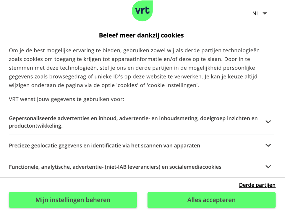 cookiebanner vrt cookiebanner vrt