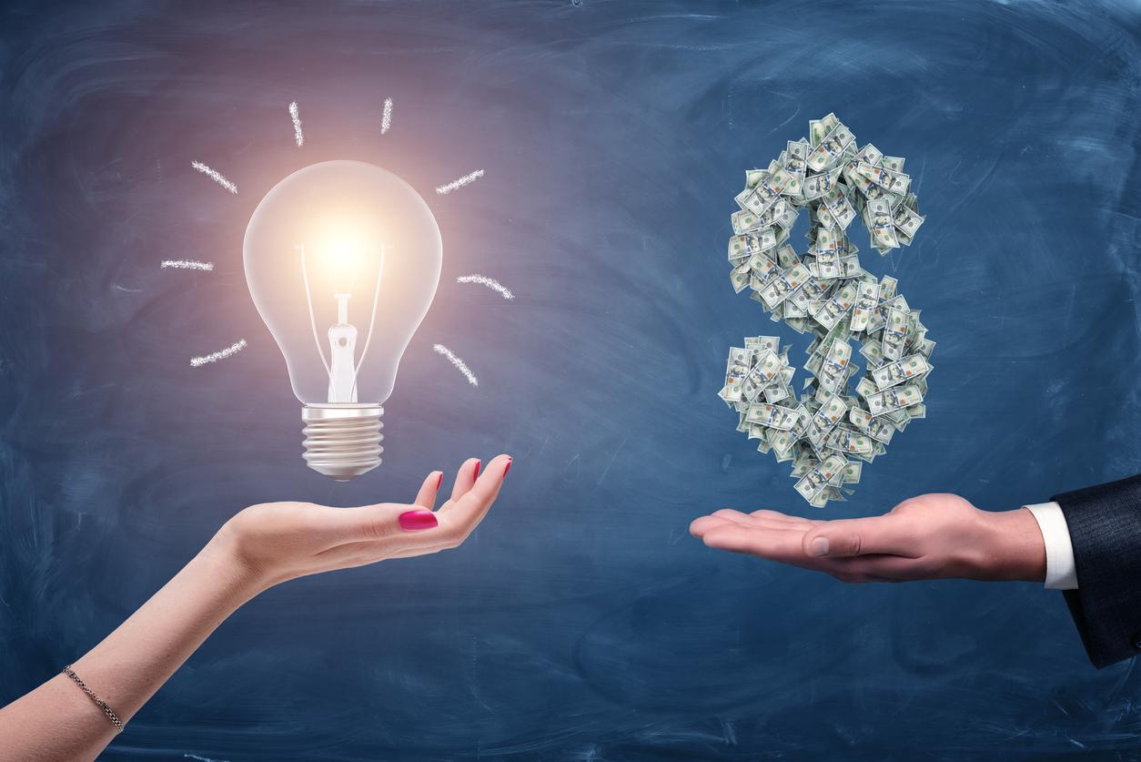 lamp en geld lamp en geld
